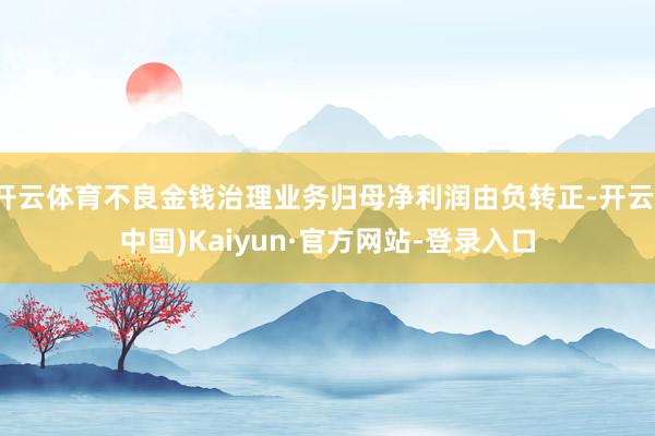 开云体育不良金钱治理业务归母净利润由负转正-开云(中国)Kaiyun·官方网站-登录入口