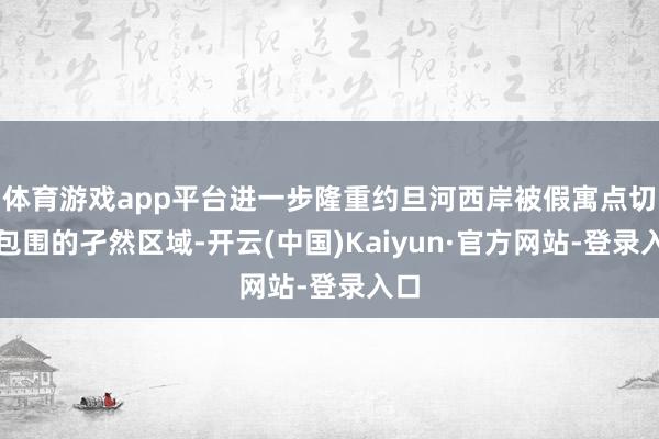体育游戏app平台进一步隆重约旦河西岸被假寓点切割包围的孑然区域-开云(中国)Kaiyun·官方网站-登录入口